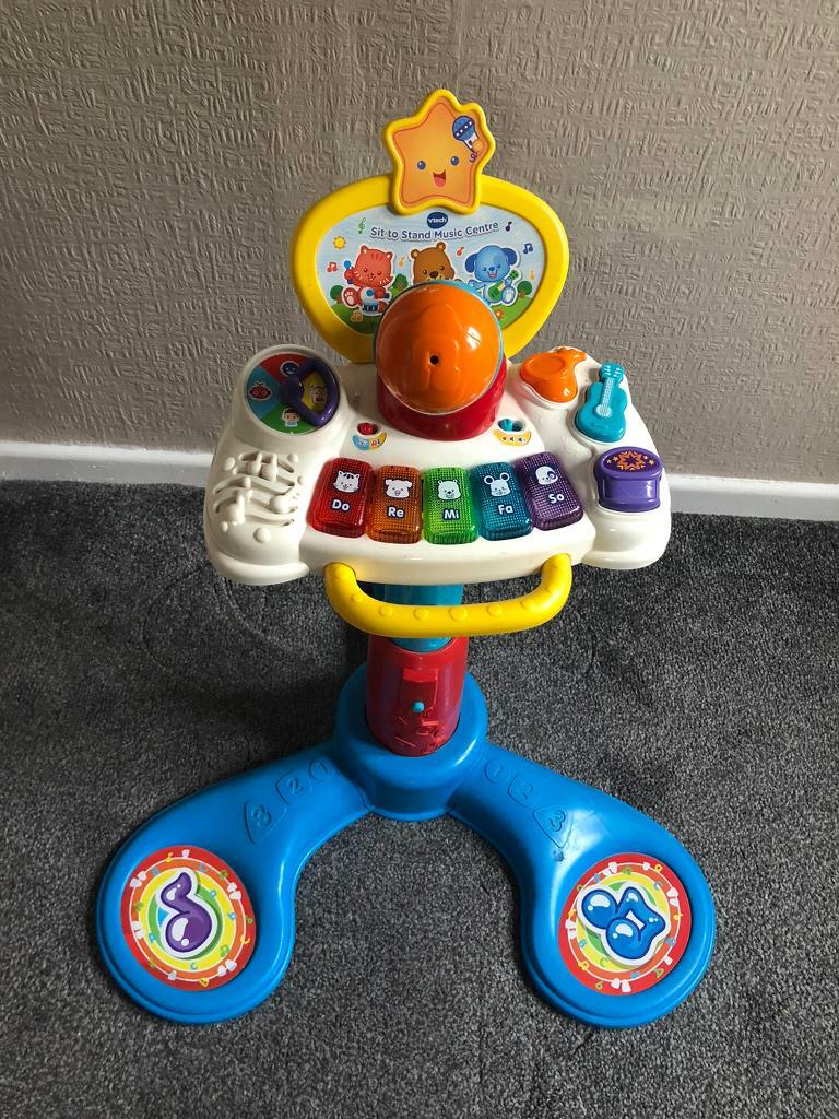 vtech baby sit to stand music centre